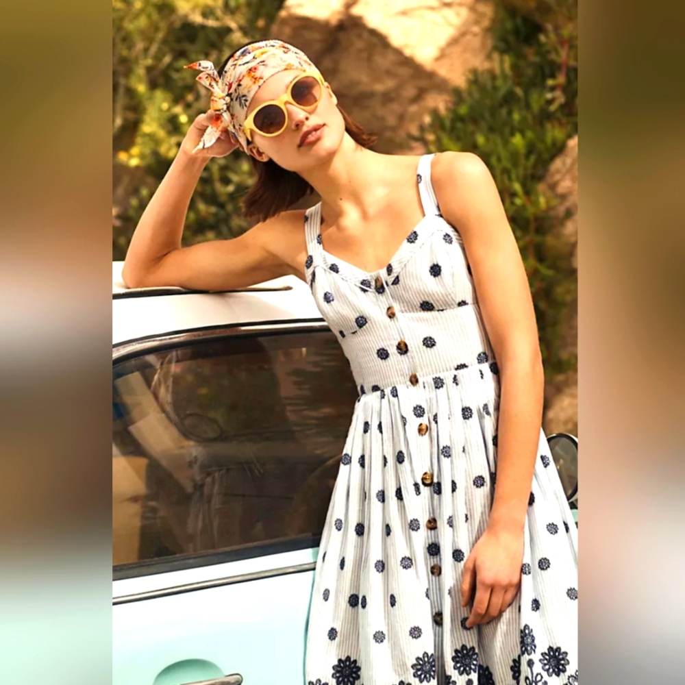 Anthropologie Savoy button down dress